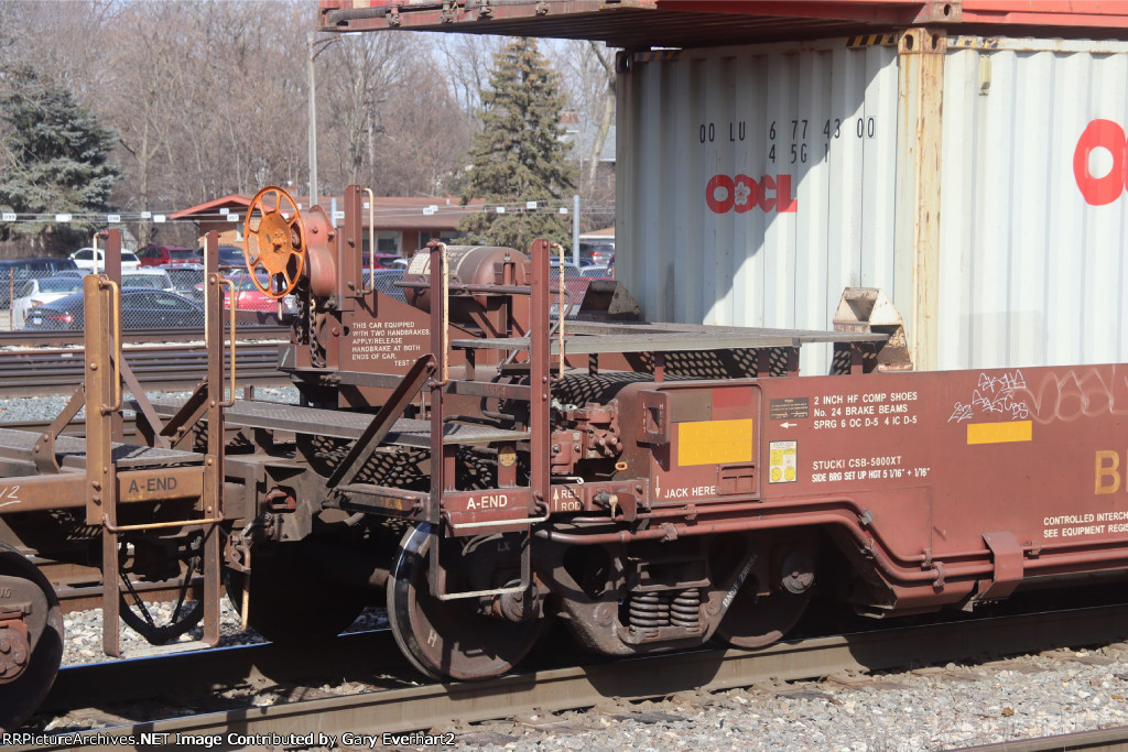 BNSF 238854 - A end detail